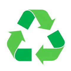 Obraz premium Eco-friendly Green Recycling Arrows Design Perfect for Sustainable Branding and Logos