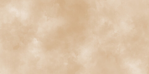 Abstract beige background with smooth and soft grungy vintage paper texture distressed watercolor for minimalist design of color brown powder explosion, powder splash isolated watercolor background.