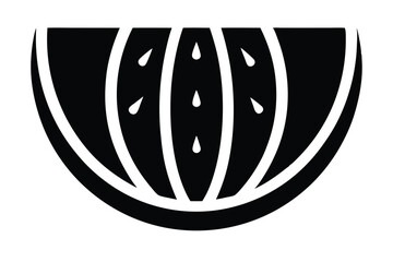 watermelon vector icon