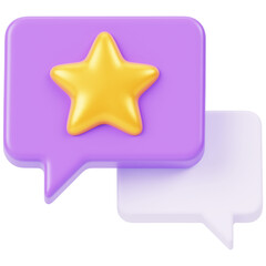 Obraz premium glossy star icon 3d render icon in gold style minimal isolated on transparent white background 