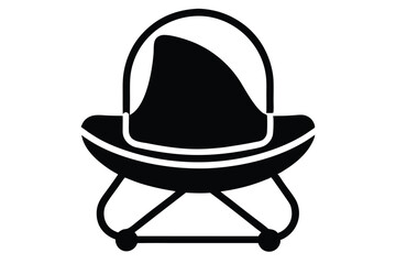 baby bouncer vector icon