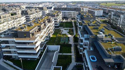modern residential complex new development Wroclaw Poland