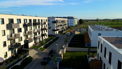 Modern residential complex mortgage new infrastructure
