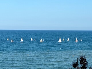 sailing on the sea