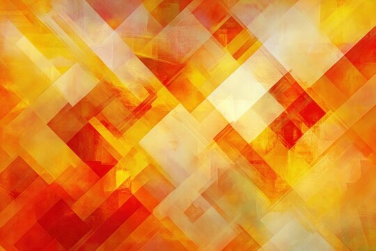 modern geometric design for background, presentation, or digital art project. vibrant abstract artwork with overlapping yellow, orange and red rectangles.