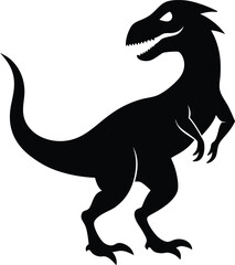 tyrannosaurus rex dinosaur vector illustration