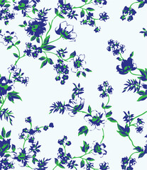 Flower Seamless Pattern , Floral Seamless Pattern.