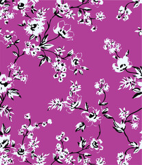 Flower Seamless Pattern , Floral Seamless Pattern.