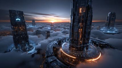 Ai cloud technology concept Global network of metaverse systems exchange of information global business Megatrends on the Internet for Telecommunication