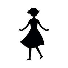 Sundress Fashion Silhouette Vector Sketch