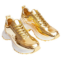 sport shoes on white background