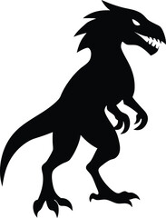 tyrannosaurus rex dinosaur vector illustration