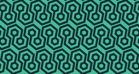 Abstract Hexagonal Network Seamless Pattern -vector eps8