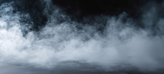 The Enigmatic Beauty of Smoke Against a Dark Background