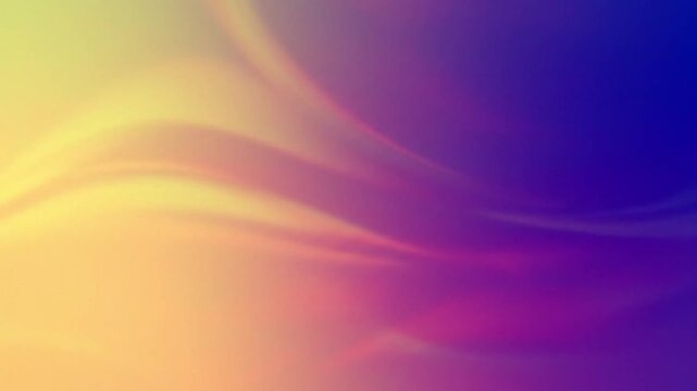 Vibrant abstract background with a warm yellow and purple gradient and smooth, flowing waves. A modern, colorful, and fluid design for websites, presentations, or graphics.