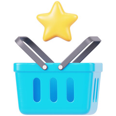 shopping cart icon  3d icon in cartoon plastic style minimal isolated on transparent white background, clipping path	