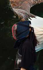 Person in a Kendo Uniform 