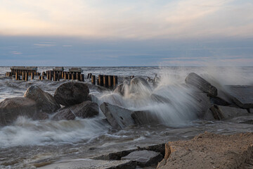 storm on the sea