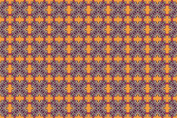 Seamless Perspective Symmetric Fabric Template Visual Digital Cloth Interior Wallpaper Geometric Endless Texture Art Graphic Fashion Design Shape Background Decoration Textile Luxury Tile Pattern.