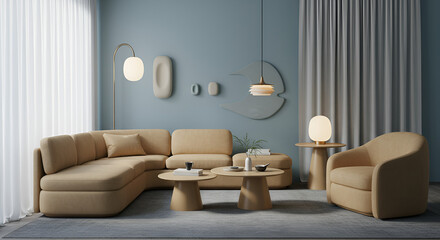 "Stillform" &ndash; Interior design focused on silence, smooth materials, and visual weightlessness.