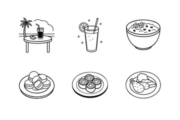 food and drink icons