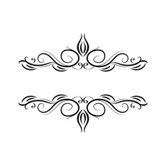 design elements collection elegant symmetrical swirled decor