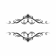 design elements collection elegant symmetrical swirled decor