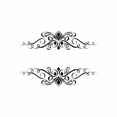 design elements collection elegant symmetrical swirled decor