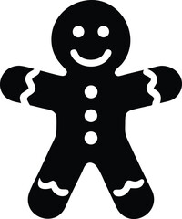 gingerbread man silhouette 