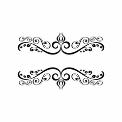 design elements collection elegant symmetrical swirled decor