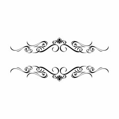 design elements collection elegant symmetrical swirled decor