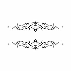 design elements collection elegant symmetrical swirled decor