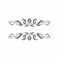 design elements collection elegant symmetrical swirled decor
