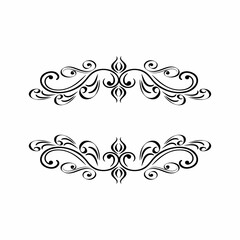 design elements collection elegant symmetrical swirled decor