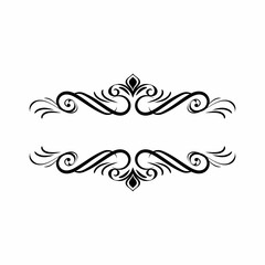 design elements collection elegant symmetrical swirled decor