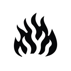 Tiger stripes blending seamlessly into flames vector illustration