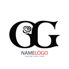 Abstract company logo design featuring a vector symbol of a water wave within a circle shape, perfect for corporate brand identity