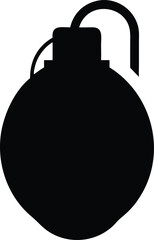 Obraz premium grenade silhouette