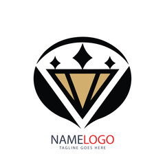 Abstract vector logo design elements and business icons with a star and shield emblem set