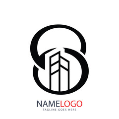 Gold business dollar sign vector logo design