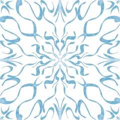 Hand drawn floral seamless pattern.