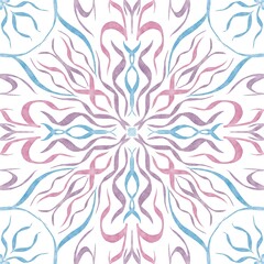 Hand drawn floral seamless pattern.