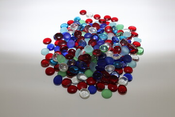 Multicolor glass stones