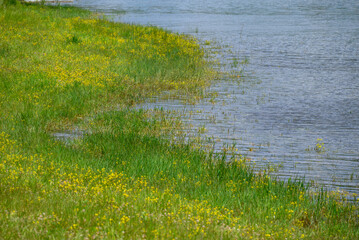 Scenery of Bor Lake (Borsko jezero), an artificial lake in Eastern Serbia near the city of Bor