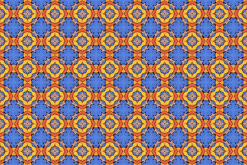 Seamless Perspective Symmetric Fabric Template Visual Digital Cloth Interior Wallpaper Geometric Endless Texture Art Graphic Fashion Design Shape Background Decoration Textile Luxury Tile Pattern.