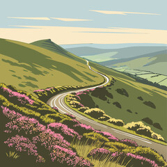 road to the mountains