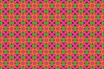 Seamless Perspective Symmetric Fabric Template Visual Digital Cloth Interior Wallpaper Geometric Endless Texture Art Graphic Fashion Design Shape Background Decoration Textile Luxury Tile Pattern.