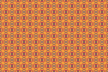 Seamless Textile Endless Luxury Symmetric Fashion Visual Background Art Shape Geometric Fabric Design Graphic Template Decoration Tile Wallpaper Perspective Cloth Digital Interior Texture Pattern.