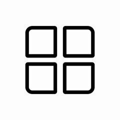 layout design template icon vector sign