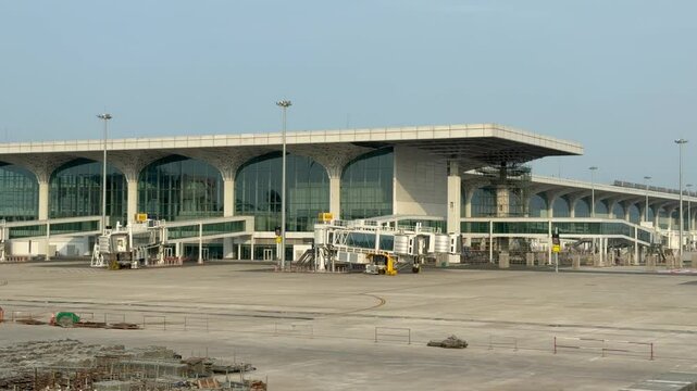 4K Footage of Third Terminal at Hazrat Shahjalal International Airport, Dhaka, Bangladesh
